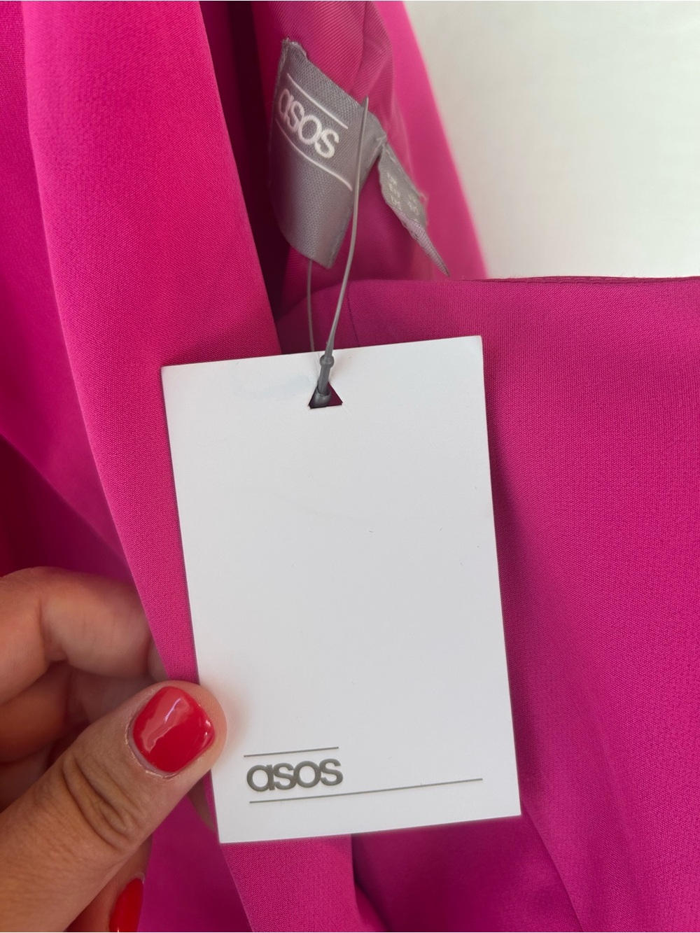 NEVER WORN! ASOS Hot Pink Belted Blazer Dress - Picture 4 of 5
